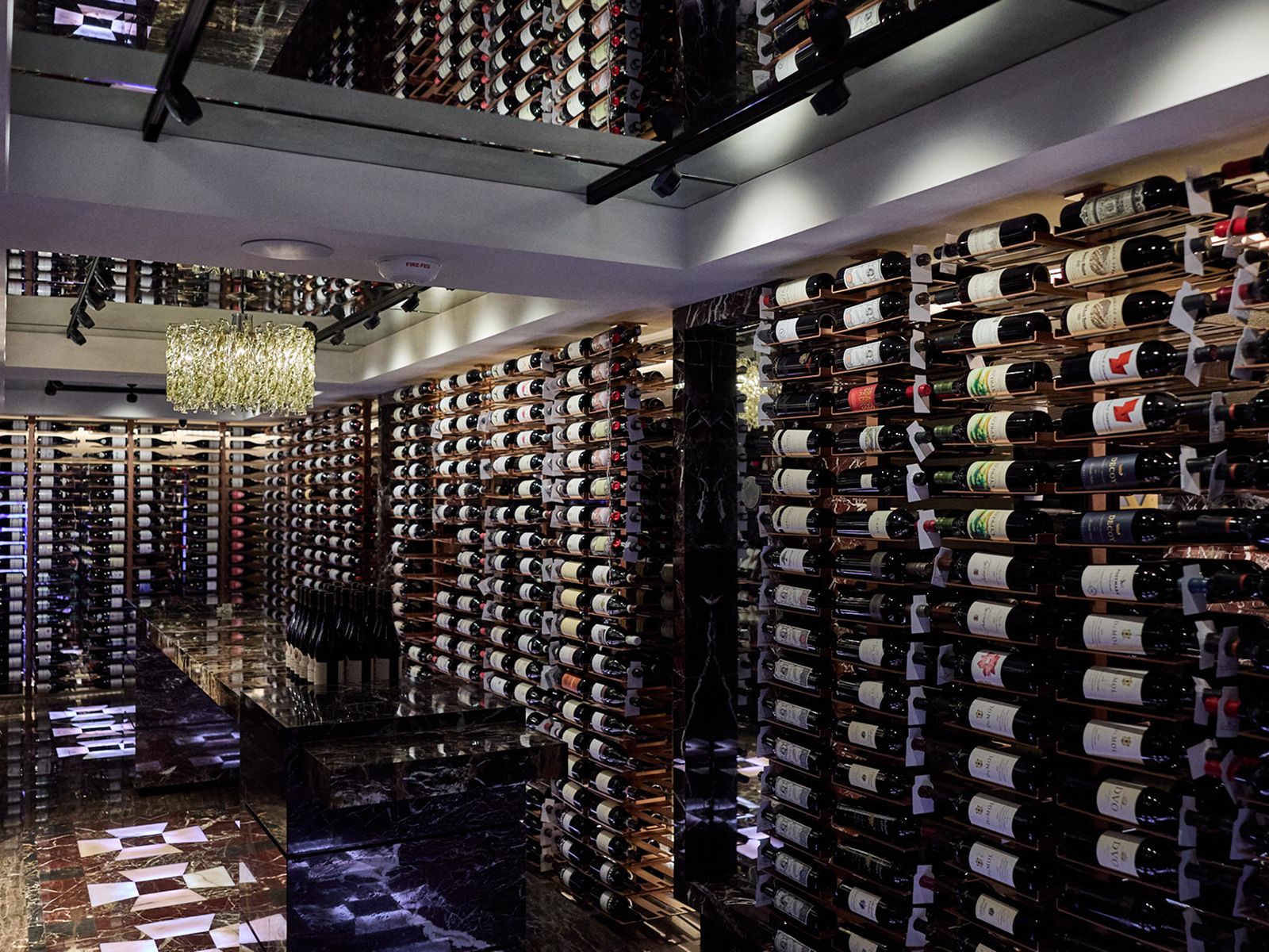 The wine cellar at Harbour Sixty