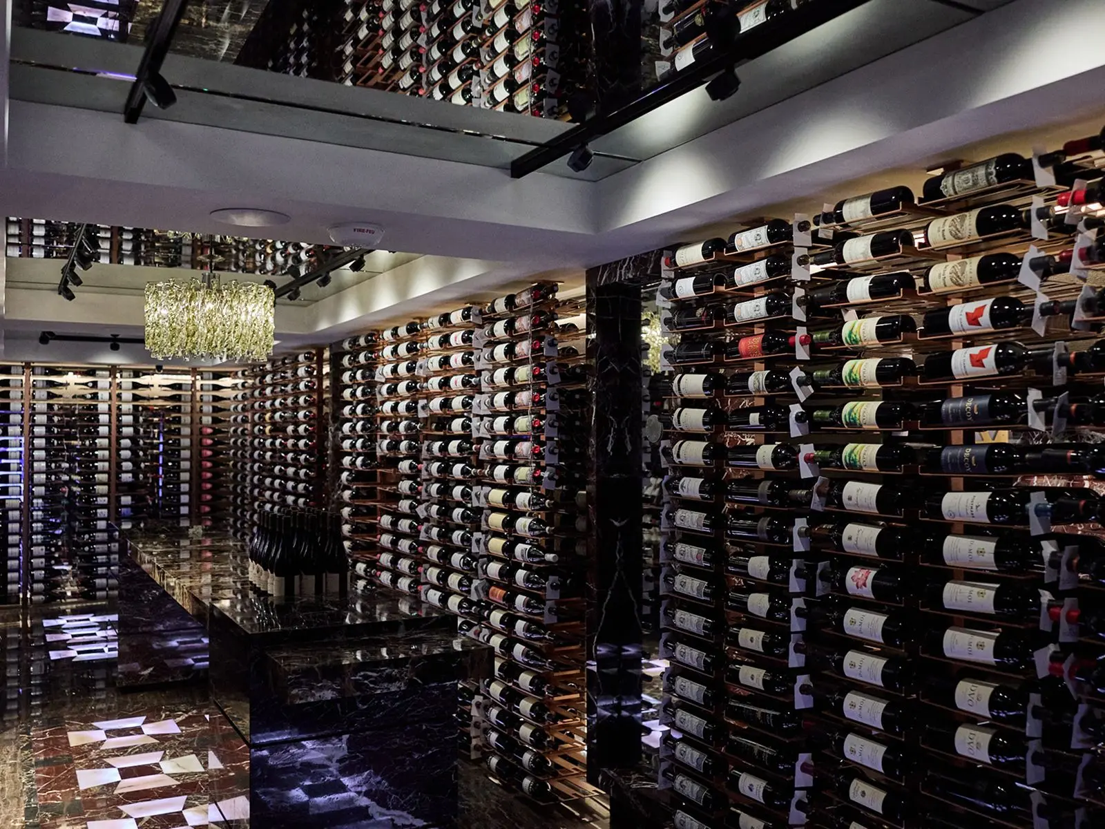 The wine cellar at Harbour Sixty